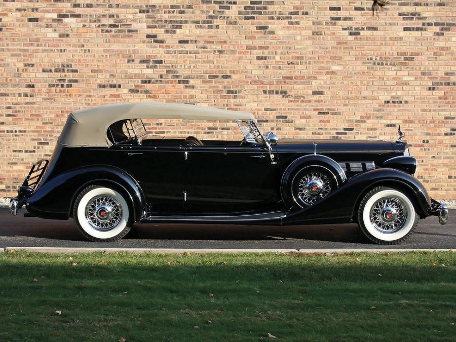  Packard Super Eight Dual Cowl Phaeton 1936 года  (фото 2 из 5)